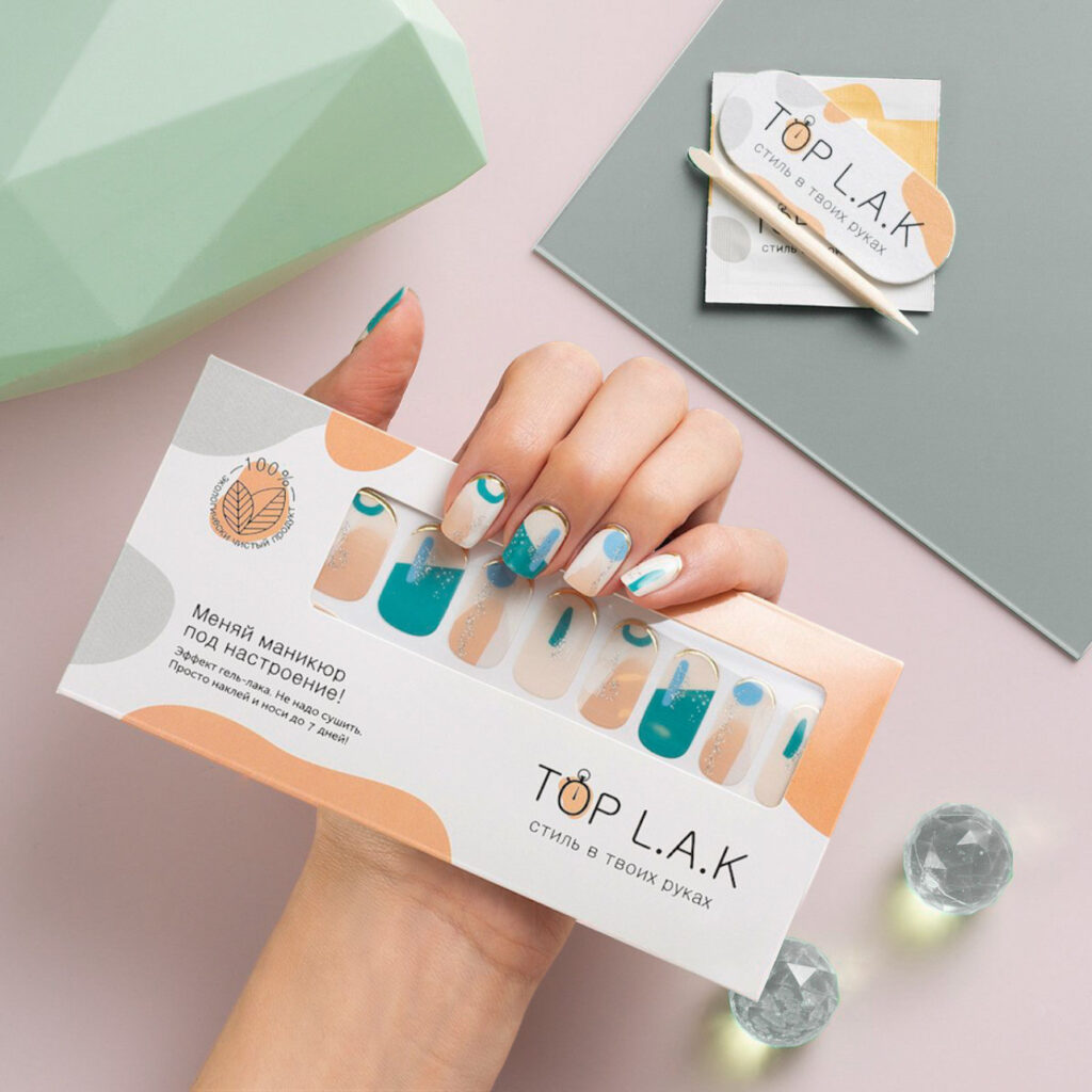 лаковые полоски для ногтей